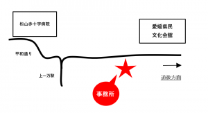 えひめ311 事務所　地図